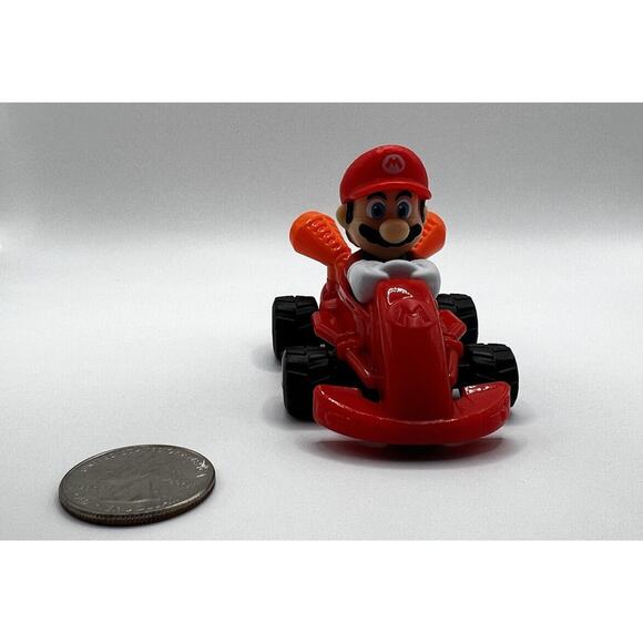 McDonald’s Happy Toy 2022 Super Mario Bros. Movie MARIO KART Red Car Loose EUC - Picture 7 of 7